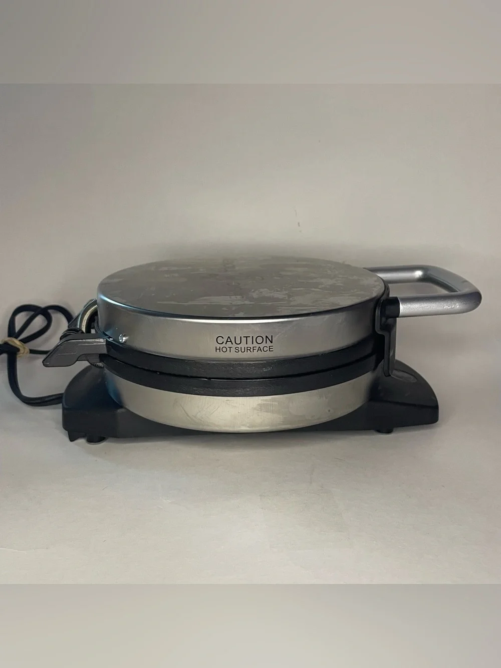 Disney DCM-1 Mickey Mouse Novelty Waffle Maker Brushed Stainless Steel Non-Stick
